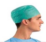 قبعات جراحية يمكن التخلص منها خالية من اللاتكس ، وقبعات غرفة العمليات يمكن التخلص منها مع مرونة مخيطة المزود