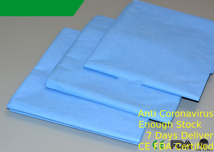 أوراق مسطحة PP ورقة البولي بروبلين غطاء السرير المتاح 40 بوصة × 48 بوصة اللون الأزرق المزود