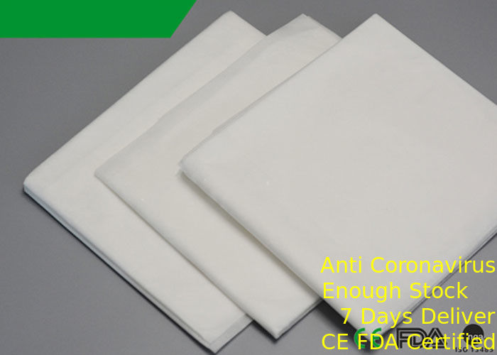 أوراق نقالة مسطحة خالية من الغبار غير المنسوجة تدليك 40 بوصة × 90 بوصة أبيض اللون المزود