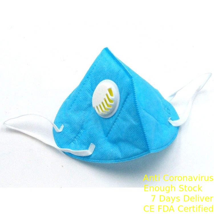 FFP2 Foldable Dust Mask , Disposable Folding Face Mask With Elastic Ear Loop المزود