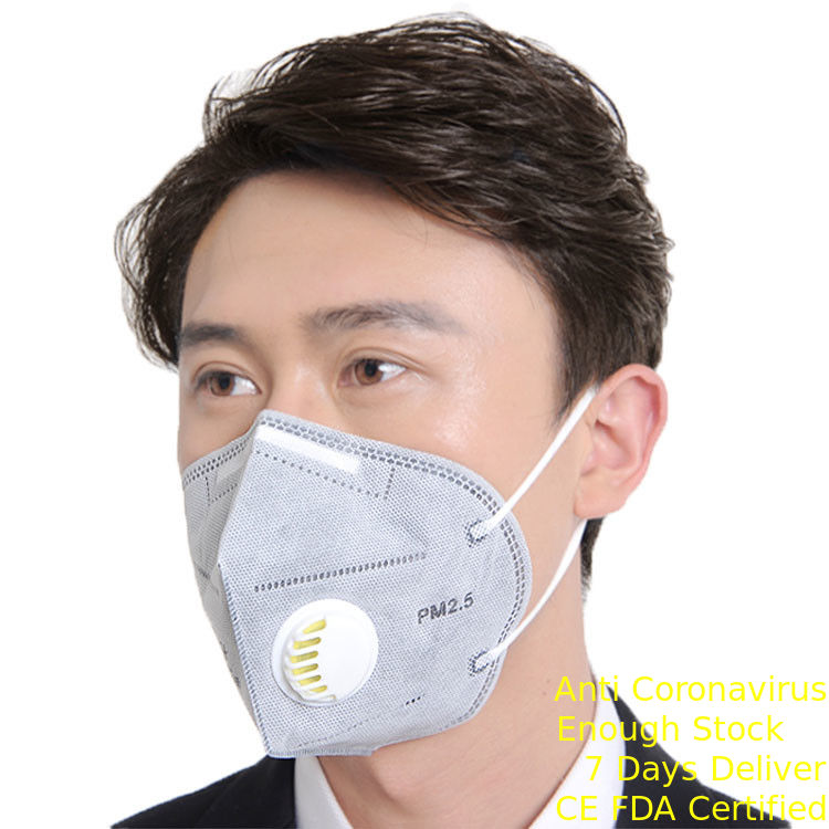 Safety Foldable FFP2 Mask Non Woven Fabric Anti Dust Wearing Medical Mask المزود