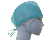 قبعات جراحية قابلة للتنفس يمكن التخلص منها بولي بروبلين غير ماصة مع شرائط التعادل المزود